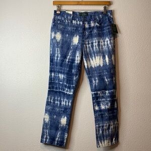 RALPH LAUREN | NWT Bleach Dye Modern Ankle Straight sz 8